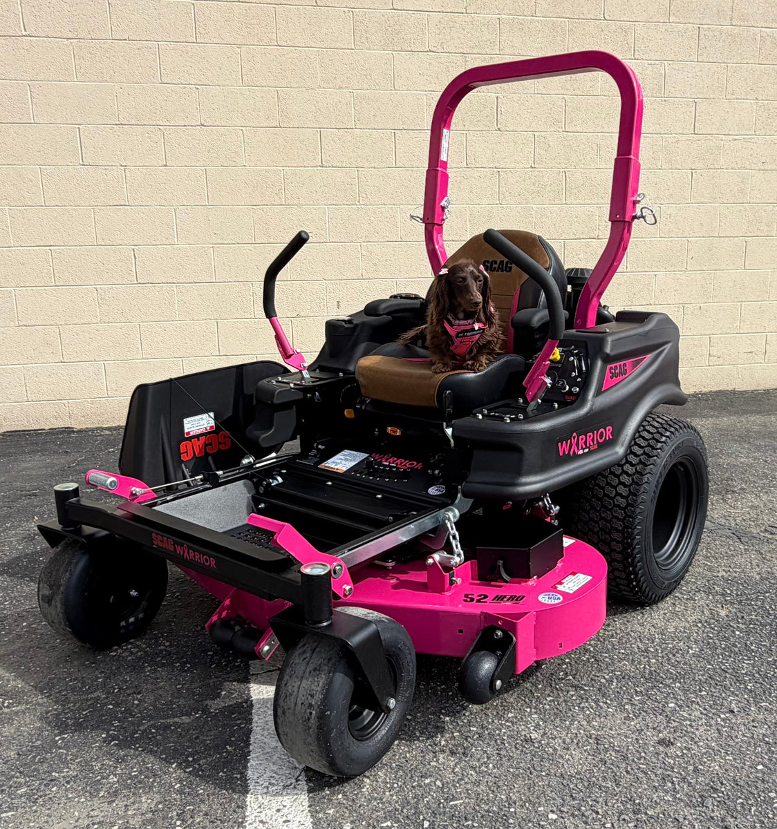 SCAG Patriot PINK Z Zero Turn Mower 52