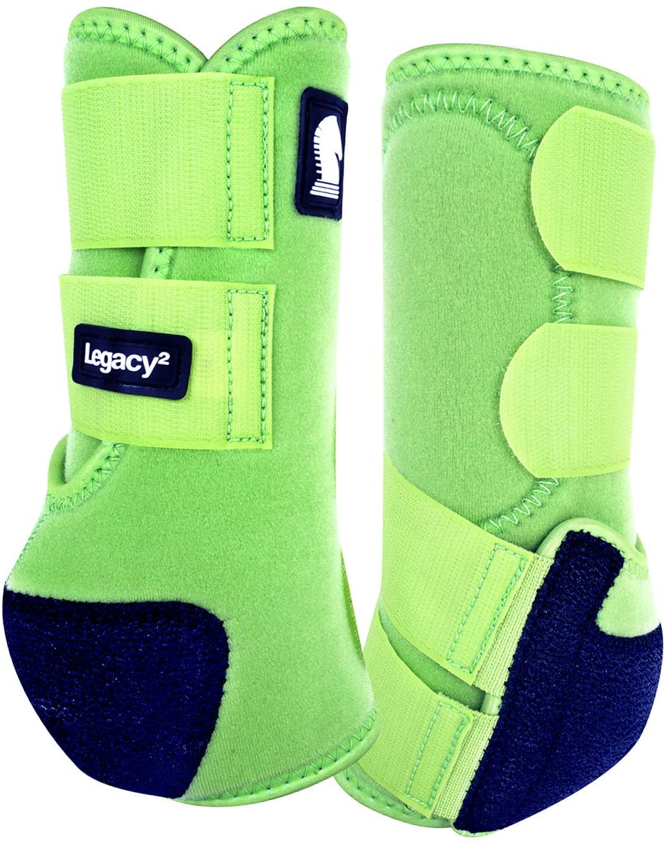 Classic Equine Legacy 2 Front Boots Lime #CLS102LG – Mt
