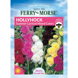 Hollyhock Summer Carnival Mixed Colors Seeds, 900mg #0020