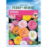 Zinnia, Thumbelina Mixed Colors Seeds, 800mg #0051
