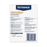 PETARMOR 7 WAY DE-WORMER CHEWABLE DOG