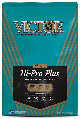 Victor Hi Pro Plus Teal Bag Adult Dog Food 40lb #08632339