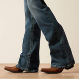 Ariat Women's R.E.A.L. Mid Rise Stretch Whipstitch Boot Cut Jean #10016202
