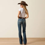 Ariat Women's R.E.A.L. Mid Rise Stretch Whipstitch Boot Cut Jean #10016202