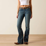 Ariat Women's R.E.A.L. Mid Rise Stretch Whipstitch Boot Cut Jean #10016202