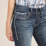 Ariat Women's R.E.A.L. Mid Rise Stretch Entwined Boot Cut Jean #10017510