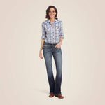 Ariat Women's R.E.A.L. Mid Rise Stretch Entwined Boot Cut Jean #10017510