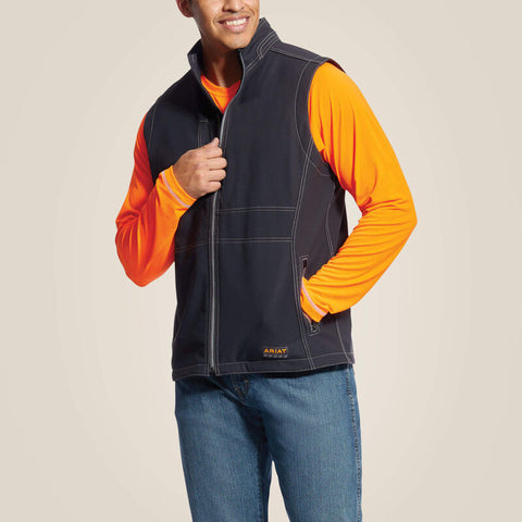 Ariat Men's Rebar Stretch Canvas Softshell Vest #10020780