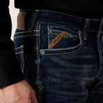 Ariat Men's M4 Low Rise Stretch Adkins Boot Cut Jean #10021767