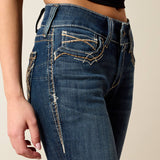 Ariat R.E.A.L. Mid Rise Stretch Entwined Festival Boot Cut Jean #10025286