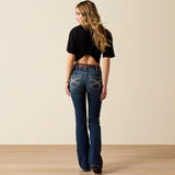Ariat R.E.A.L. Mid Rise Stretch Entwined Festival Boot Cut Jean #10025286