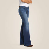 Ariat Ladies Trouser Mid Rise Stretch Kelsea Wide Leg Jean #10027695
