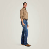 Ariat Ladies Rebar Work Flex Perfect Rise Riveter Boot Cut Jean #10039142
