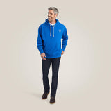 Ariat Men's Logo Hoodie Cobalt Blue #10040818