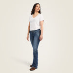 Ariat Ladies R.E.A.L. Mid Rise Raquel Boot Cut Jean #10041061