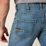 Ariat Men's Rebar M4 Low Rise DuraStretch Edge Boot Cut Jean #10041087