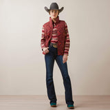 Ariat Ladies Crius Insulated Vest Burnt Rose Print  #10046683