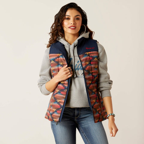 Ariat Ladies Crius Insulated Vest Mirage Print  #10046684