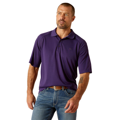 Ariat Men's AC Polo Shirt Purple #10051341