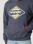 Wrangler Men's Navy Heather Western Hoodie #2318527
