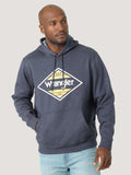 Wrangler Men's Navy Heather Western Hoodie #2318527