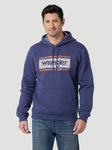 Wrangler Men's Navy Heather Western Hoodie #2319202