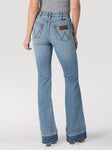 Wrangler Ladies High Waisted Retro Green Trouser Jean #2328273
