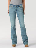 Wrangler Ladies Mae Mid Rise Trouser Jean #2328368