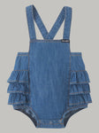 Wrangler® Baby Girl Onesie Denim Ruffles #2346594