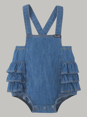 Wrangler® Baby Girl Onesie Denim Ruffles #2346594