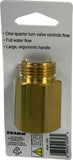 DRAMM BRASS SHUT OFF VALVE #114960