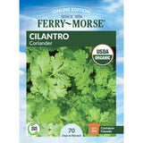 Cilantro, Coriander Organic Seeds, 1.8g #1340