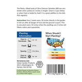 Okra, Clemson Spineless #80 Organic Seeds, 5.3g #1404