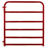 Gate 6-Bar Round Corner Red Gate