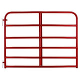 Gate 6-Bar Round Corner Red Gate