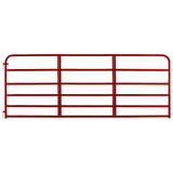 Gate 6-Bar Round Corner Red Gate