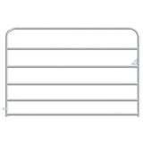 Gate 6-Bar Round Corner Galvanized Gate