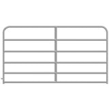 Gate 6-Bar Round Corner Galvanized Gate