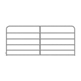 Gate 6-Bar Round Corner Galvanized Gate