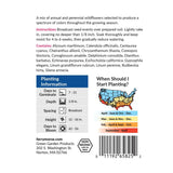 Wildflower Bird & Butterfly Mix Seeds, 8.8g  #2179