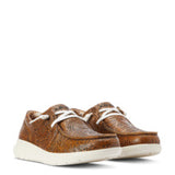 Ariat Women's Hilo Shoe Brown Floral Embossed #10042508