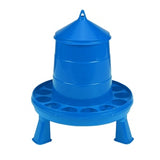 DOUBLE-TUF PLASTIC POULTRY FEEDER WITH LEGS