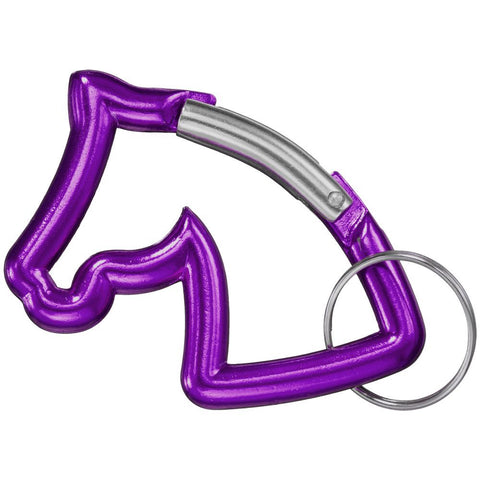 Horsehead Carabiner Keychain Assorted Colors #27-4035