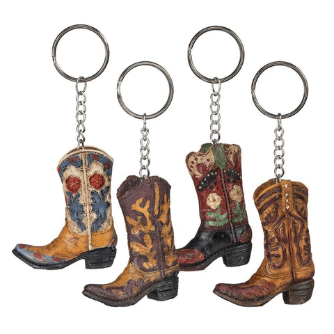 Cowboy Boot Keychain Assorted #27-40627