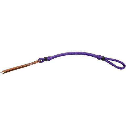 Tough1 Braided Quirt #29-1500-Purple