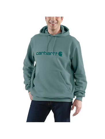 Hoodie Men's Loose Fit Midweight Logo Sleeve #100074-GE1