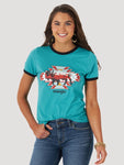 Wrangler® Western Fashion Top - Aztec Buffalo #2317132