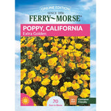 California Poppy, Extra Golden Seeds, 800mg #4005