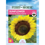 Sunflower, American Giant Hybrid Seeds, 1.8g #4069
