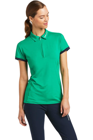 Ariat Ladies Bandera 1/4 Zip Polo Pool Table Shirt #10039187